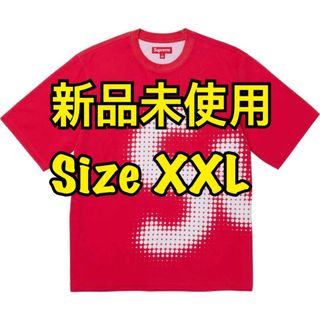 シュプリーム(Supreme)のSupreme Halftone S/S Top Bright Red XXL(Tシャツ/カットソー(半袖/袖なし))