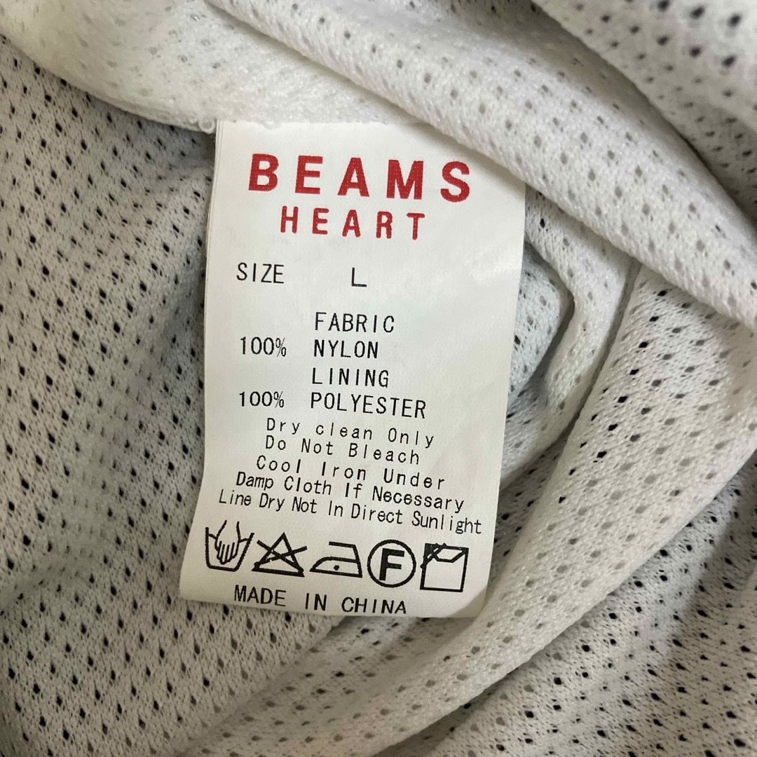 BEAMS(ビームス)のビームス　ウィンドブレーカー黒 メンズのジャケット/アウター(ナイロンジャケット)の商品写真