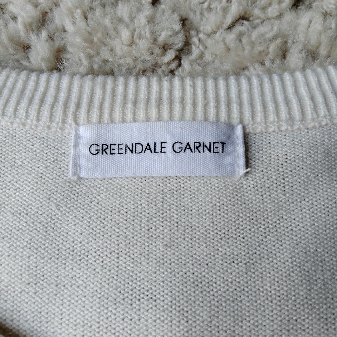 GREENDALE GARNET(グリーンデイルガーネット)の美品！グリーンデイルガーネット　大人可愛いセーター レディースのトップス(ニット/セーター)の商品写真