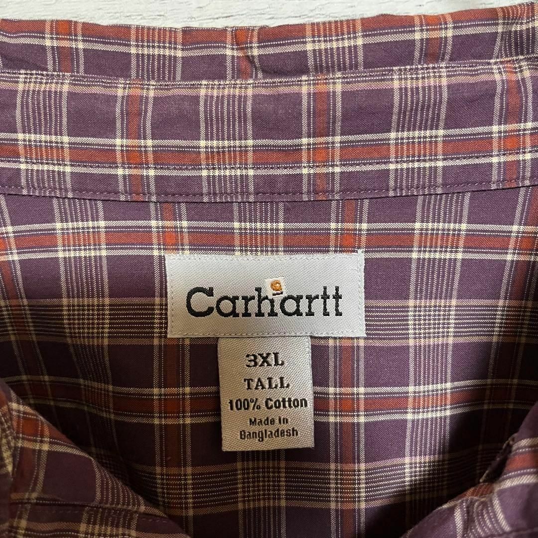 carhartt(カーハート)のCarhartt カーハート　メンズ　チェックシャツ　3XL C1E メンズのトップス(シャツ)の商品写真