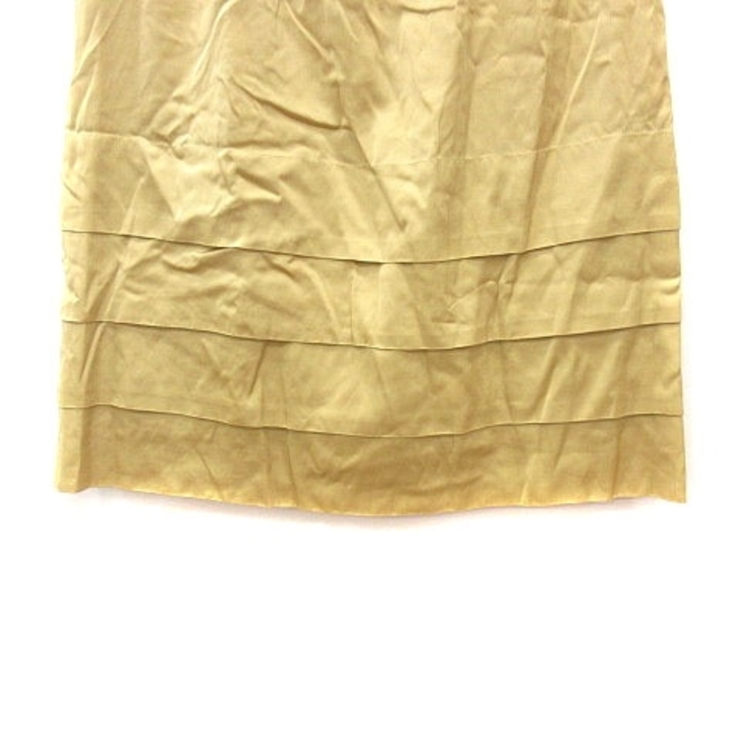 Ballsey(ボールジィ)のボールジー トゥモローランド タイトスカート ひざ丈 ティアード 40 黃 レディースのスカート(ひざ丈スカート)の商品写真