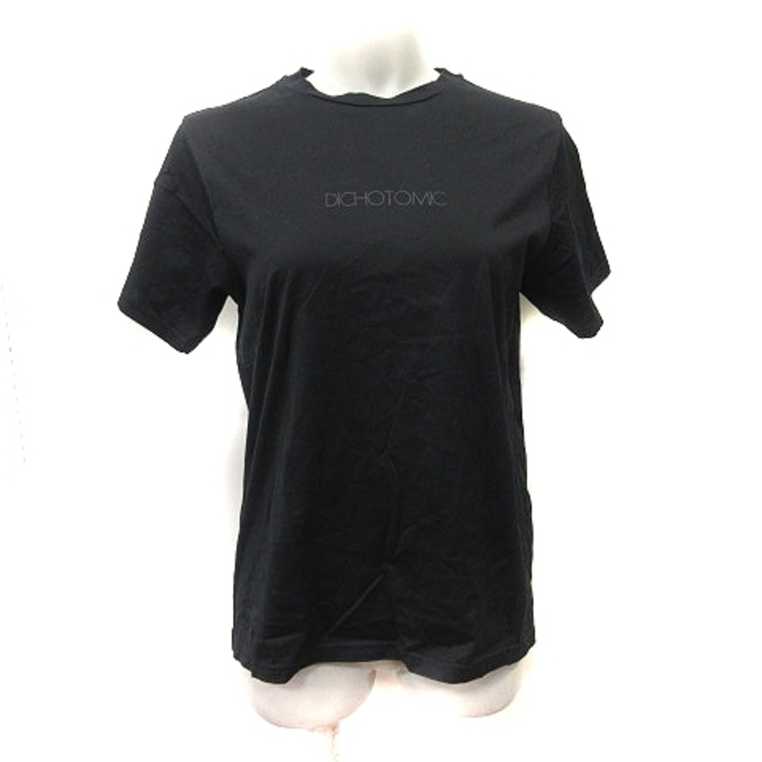 23区(ニジュウサンク)の23区 オンワード樫山 Tシャツ カットソー 半袖 38 黒 ブラック レディースのトップス(Tシャツ(半袖/袖なし))の商品写真