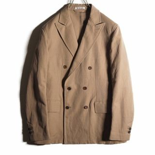 AURALEE - AURALEE FINX LINEN OX DOUBLE JACKET