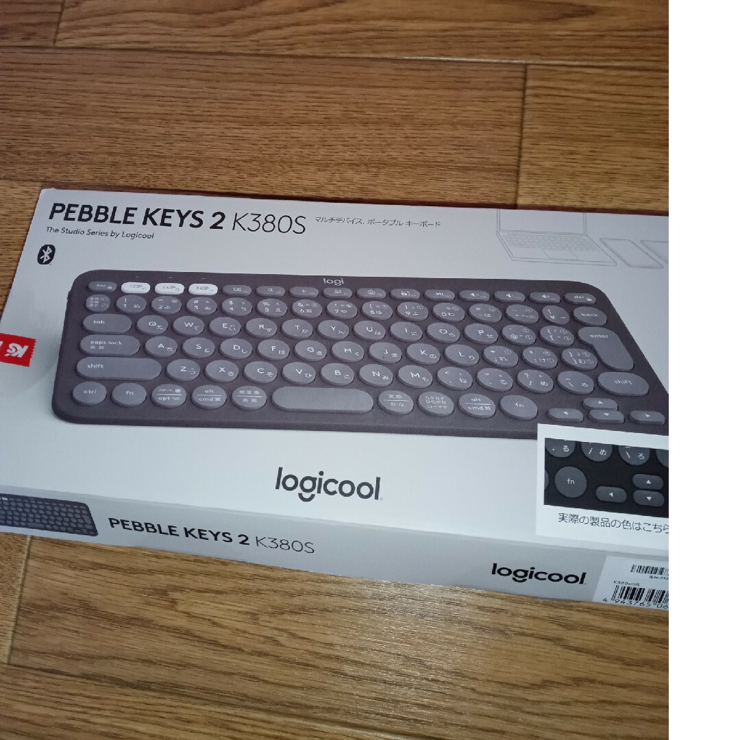 Logicool ワイヤレスキーボード K380SGR スマホ/家電/カメラのPC/タブレット(PC周辺機器)の商品写真