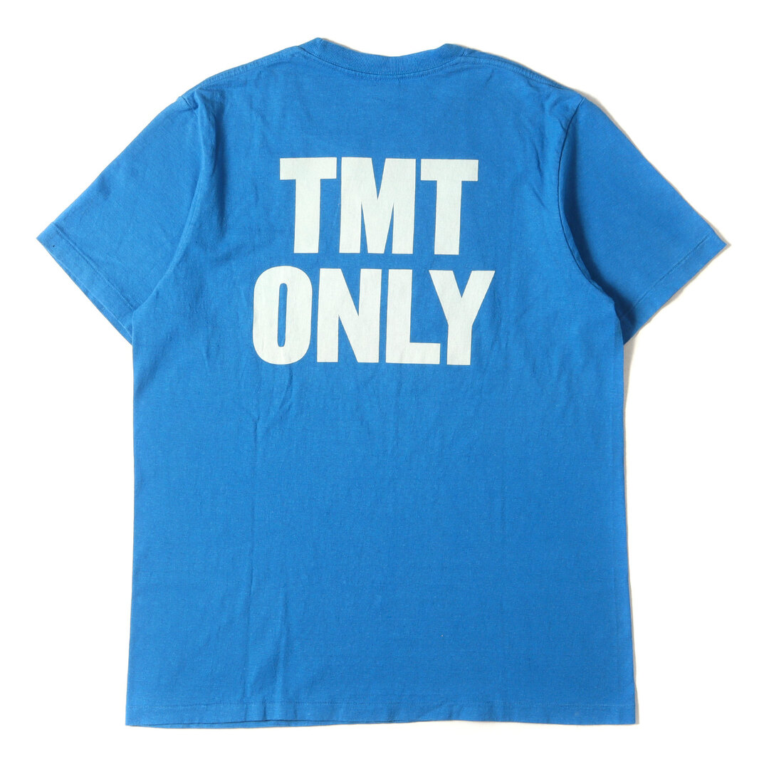 TMT(ティーエムティー)のTMT ティーエムティー Tシャツ サイズ:L GO HOMEロゴ クルーネック 半袖Tシャツ ブルー トップス カットソー【メンズ】【中古】 メンズのトップス(Tシャツ/カットソー(半袖/袖なし))の商品写真