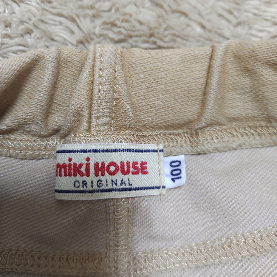 mikihouse(ミキハウス)のミキハウス　MIKI HOUSE　長ズボン　100  ボトムス　ツーウェイ キッズ/ベビー/マタニティのキッズ服男の子用(90cm~)(パンツ/スパッツ)の商品写真