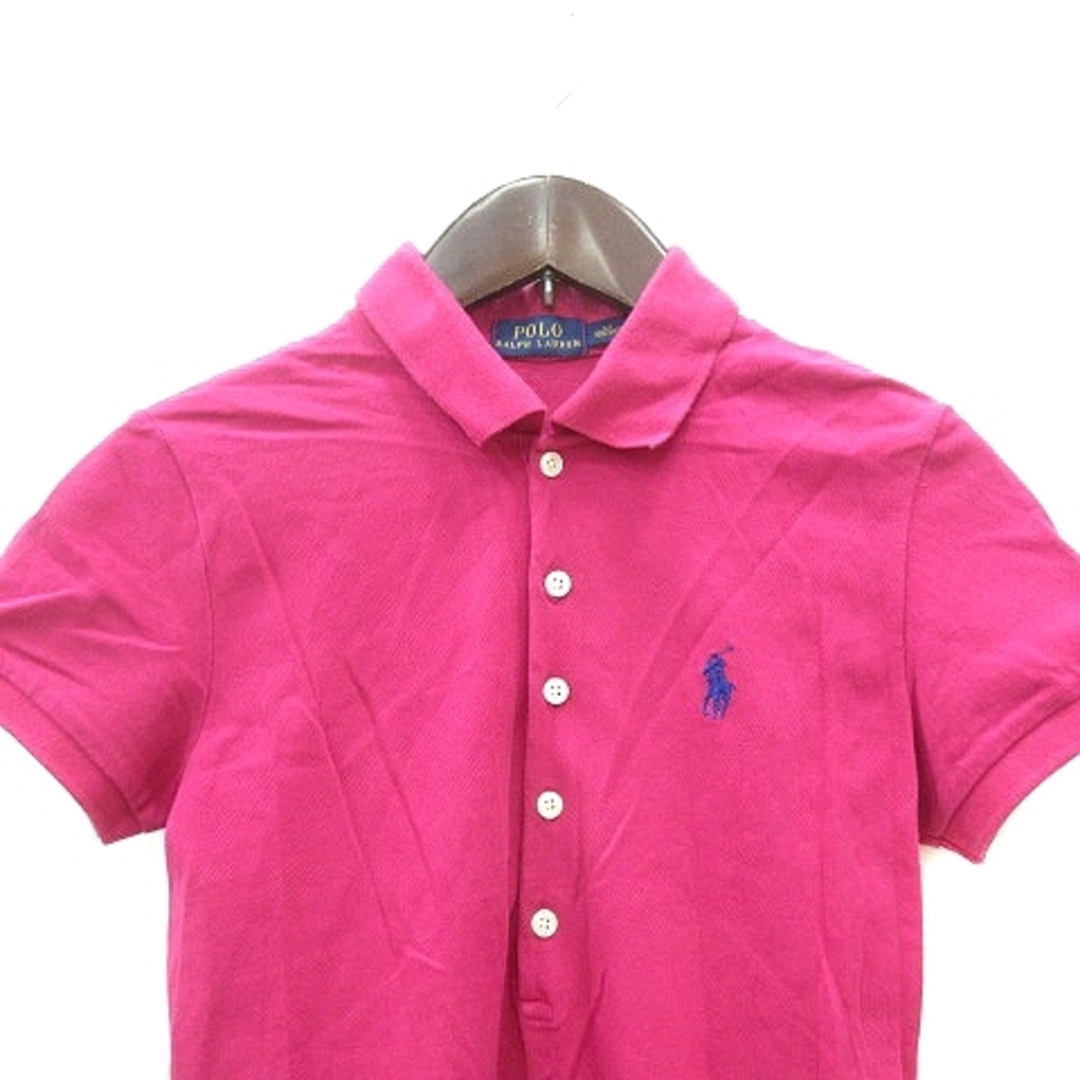 POLO RALPH LAUREN(ポロラルフローレン)のポロ ラルフローレン ポロシャツ ワンポイント 半袖 XS ピンク レディースのトップス(ポロシャツ)の商品写真