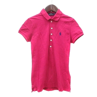 ポロラルフローレン(POLO RALPH LAUREN)のポロ ラルフローレン ポロシャツ ワンポイント 半袖 XS ピンク(ポロシャツ)