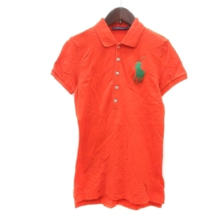 ラルフローレン(Ralph Lauren)のラルフローレン ポロシャツ 刺繍 半袖 ビッグポニー S オレンジ(ポロシャツ)