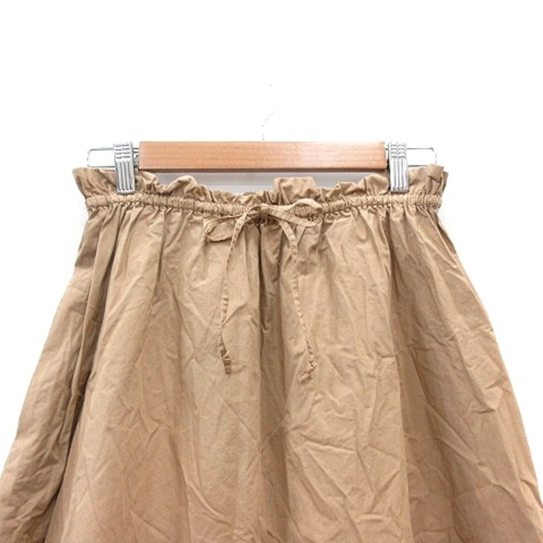UNITED ARROWS green label relaxing(ユナイテッドアローズグリーンレーベルリラクシング)のグリーンレーベルリラクシング ユナイテッドアローズ ギャザースカート ベージュ レディースのスカート(ロングスカート)の商品写真