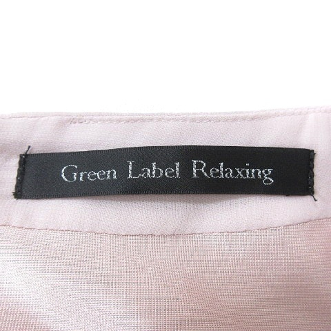 UNITED ARROWS green label relaxing(ユナイテッドアローズグリーンレーベルリラクシング)のグリーンレーベルリラクシング ユナイテッドアローズ ワンピース 五分袖 ピンク レディースのワンピース(ひざ丈ワンピース)の商品写真