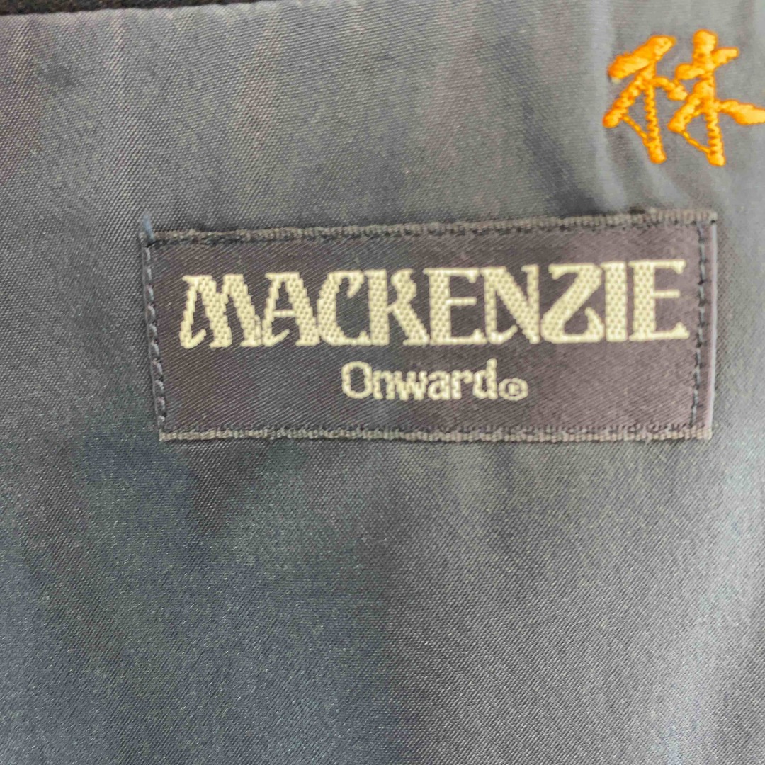 MACKENZIE　ヴィンテージ　 メンズ テーラードジャケットとベストセット　濃紺　ストライプ メンズのジャケット/アウター(テーラードジャケット)の商品写真