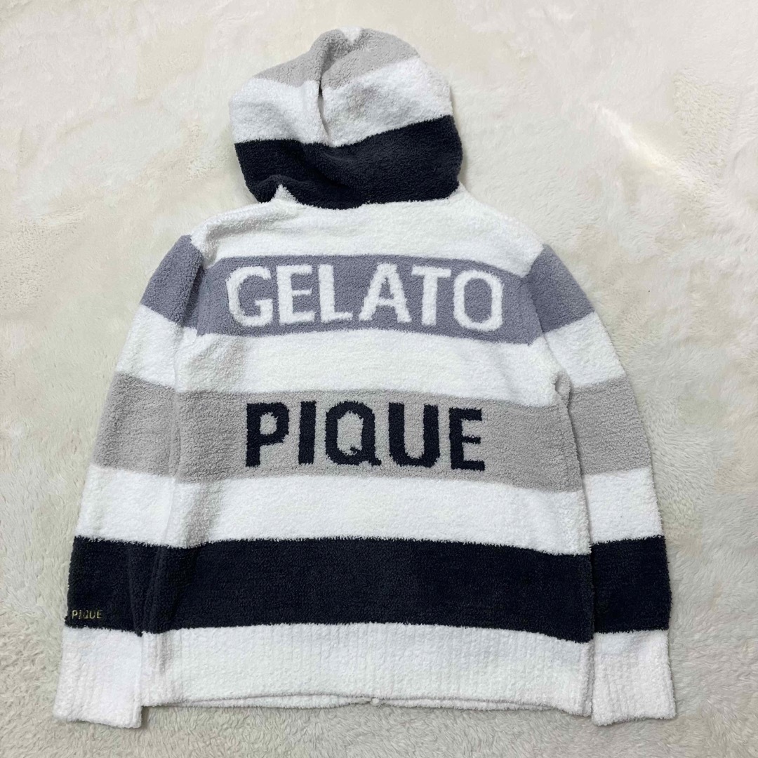 gelato pique(ジェラートピケ)の新品同様 タグ付 gelato pique セットアップ フード ルームウェア レディースのルームウェア/パジャマ(ルームウェア)の商品写真