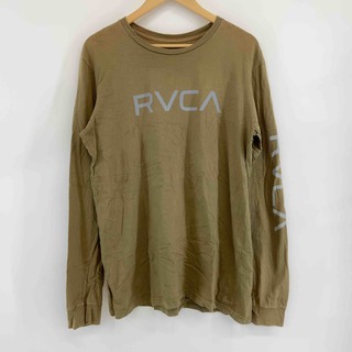 ルーカ(RVCA)のRVCA ルーカ メンズ Tシャツ（長袖）カーキ 緑  ラウンドネック(Tシャツ/カットソー(七分/長袖))