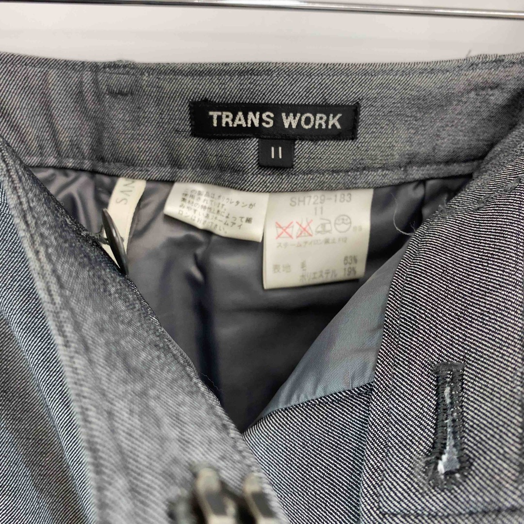 TRANS WORK - TRANS WORK トランスワーク グレー系 パンツポケット