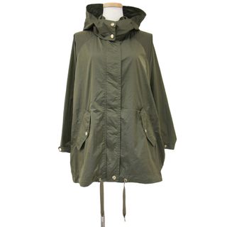 WoolRich ウールリッチ ジャケット ブルゾン カーキ S ANORAK アノラック コクーン ナイロン ドルマンスリーブ 薄手 アウター シンプル カジュアル 大人 きれいめ ミリタリー【レディース】【中古】