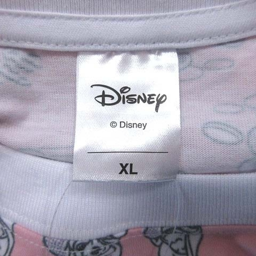 Disney(ディズニー)のディズニー Tシャツ 半袖 クルーネック ヤングオイスターズ XL ピンク レディースのトップス(Tシャツ(半袖/袖なし))の商品写真