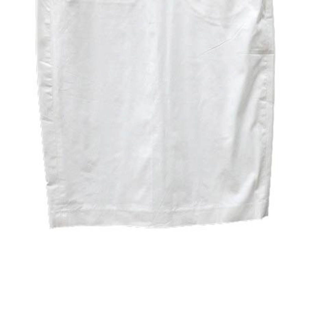 Theory luxe(セオリーリュクス)のセオリーリュクス タイトスカート ひざ丈 ストレッチ 38 白 ホワイト レディースのスカート(ひざ丈スカート)の商品写真