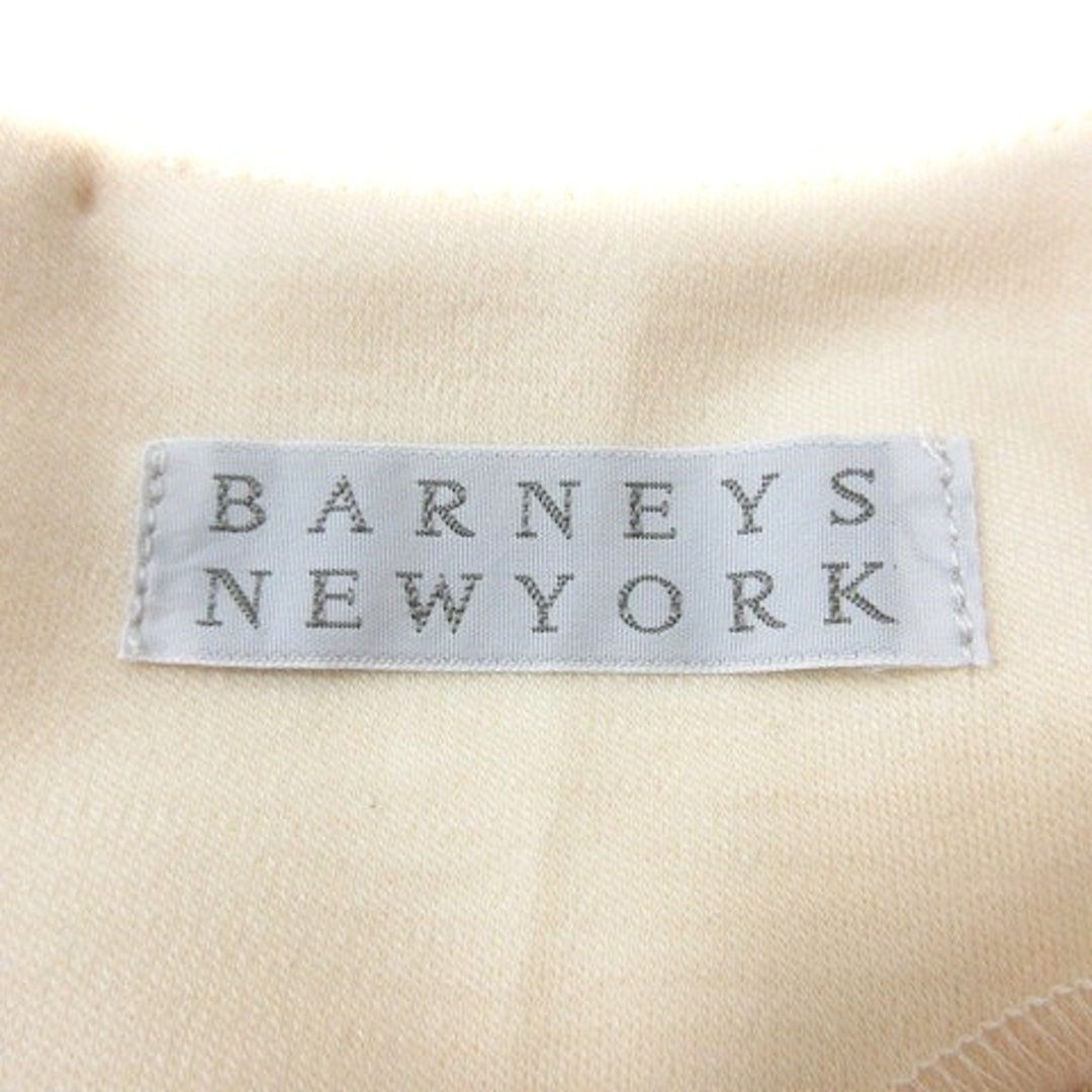 BARNEYS NEW YORK(バーニーズニューヨーク)のバーニーズニューヨーク カットソー 長袖 切替 ウール 38 白 アイボリー レディースのトップス(カットソー(長袖/七分))の商品写真