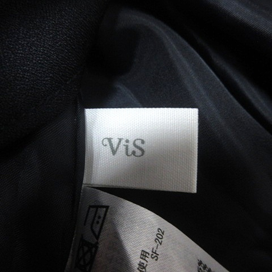ViS(ヴィス)のビス ViS ワンピース Aライン ひざ丈 半袖 F 紺 ネイビー /RT レディースのワンピース(ひざ丈ワンピース)の商品写真