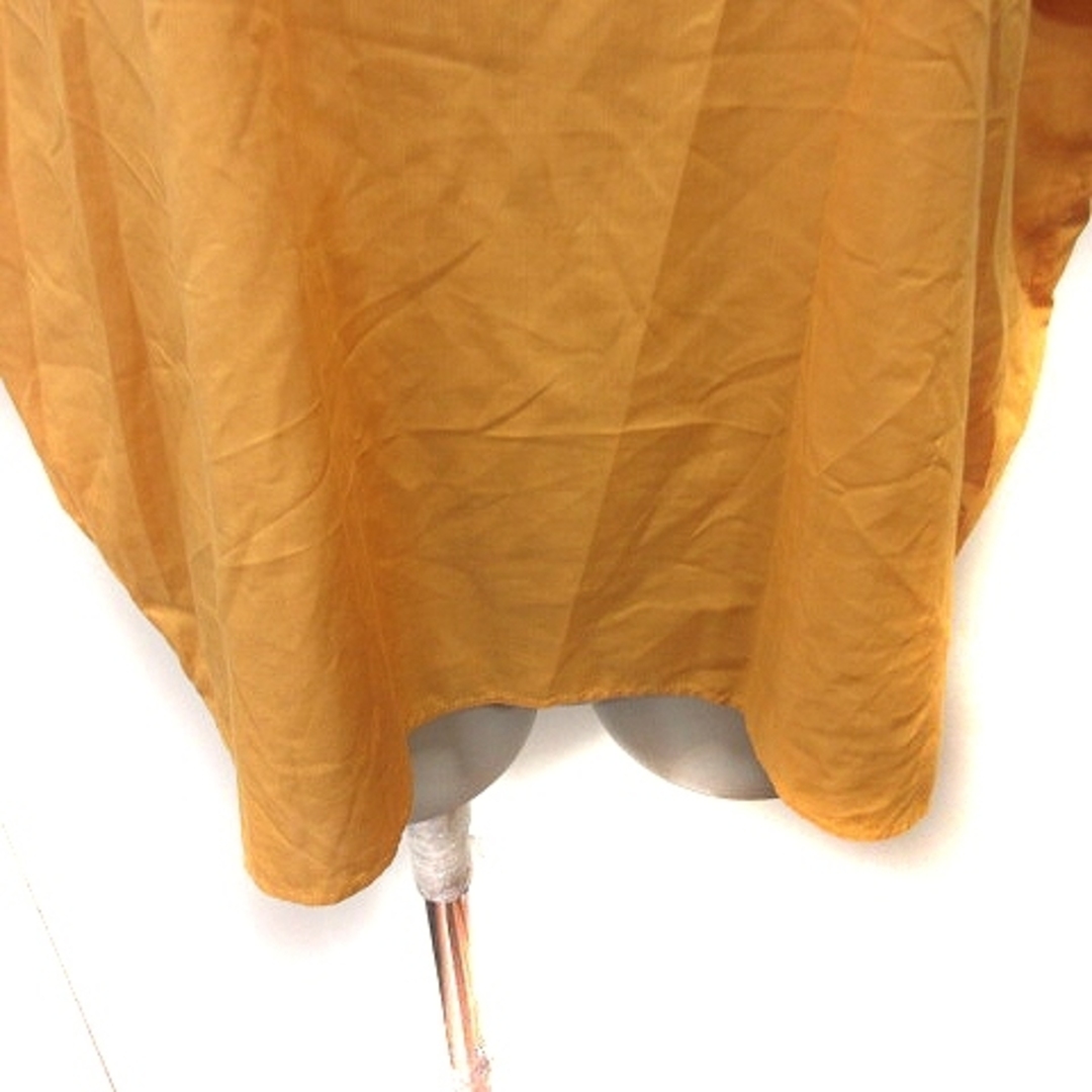 BABYLONE(バビロン)のバビロン シャツ ブラウス プルオーバー フレンチスリーブ 38 オレンジ  レディースのトップス(シャツ/ブラウス(半袖/袖なし))の商品写真