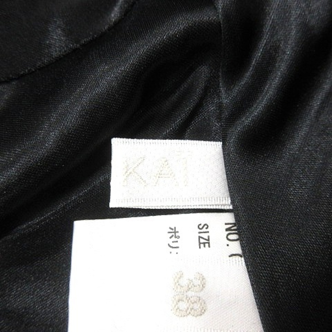 KOOKAI(クーカイ)のクーカイ KOOKAI キャミワンピース ミニ コサージュ付き 38 黒 レディースのワンピース(ミニワンピース)の商品写真