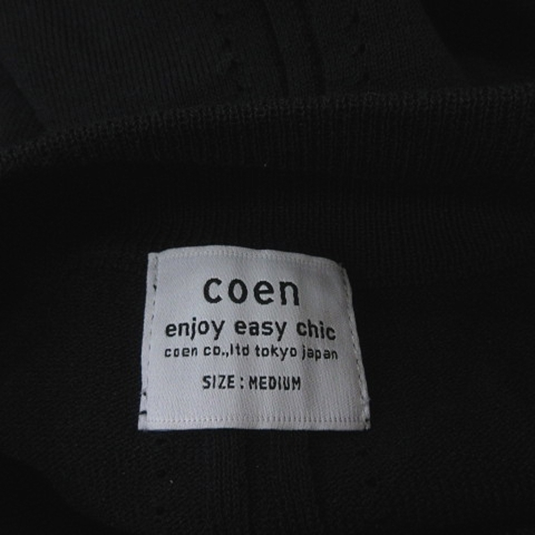 coen(コーエン)のコーエン カットソー ハイネック 半袖 M 黒 ブラック /YI レディースのトップス(カットソー(半袖/袖なし))の商品写真