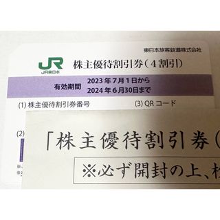 ジェイアール(JR)のJR東日本　株主優待割引券（4割引）(鉄道乗車券)