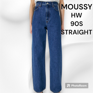 moussy - MOUSSY マウジー　デニムHW 90S STRAIGHT ハイウエストデニム