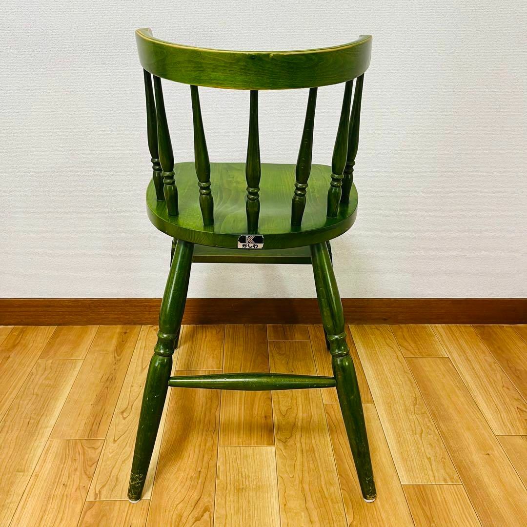希少品　柏木工 KASHIWA 子供椅子 ダイニングチェア  イス いす キッズ/ベビー/マタニティの寝具/家具(収納/チェスト)の商品写真