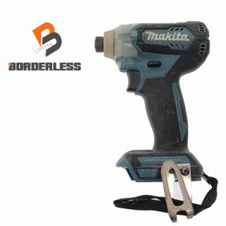 マキタ(Makita)の☆中古品☆makita マキタ 18V 充電式インパクトドライバー TD155D 青/ブルー 本体のみ コードレス 88265(工具)