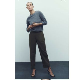 ザラ(ZARA)のZARA　ロールアップストレートパンツ(その他)