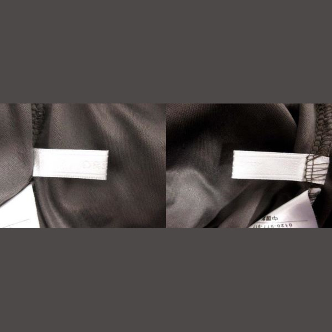 DRESKIP(ドレスキップ)のDRESKIP フレアスカート ミモレ ロング 透かし編み M 緑 グリーン レディースのスカート(ロングスカート)の商品写真