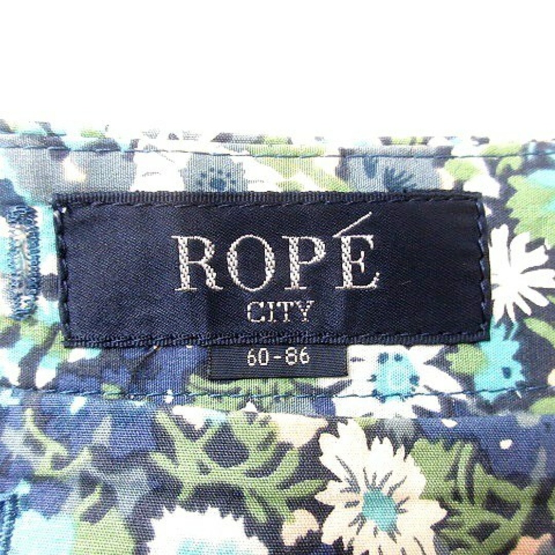 ROPE’(ロペ)のロペ ROPE タイトスカート ひざ丈 花柄 60 青 ブルー /MN レディースのスカート(ひざ丈スカート)の商品写真