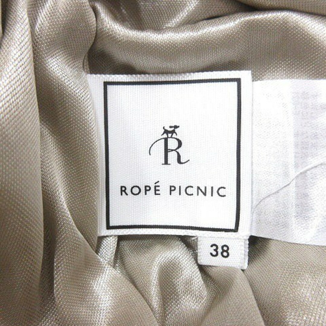 Rope' Picnic(ロペピクニック)のロペピクニック ROPE ワンピース ロング 長袖 38 黄緑 レディースのワンピース(ロングワンピース/マキシワンピース)の商品写真