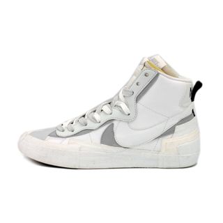 ナイキ(NIKE)のナイキ NIKE × サカイ sacai ■ 【 BLAZER MID WHITE BV0072 100 】 ブレ―ザー ミッド ホワイト スニーカー　f21658(スニーカー)