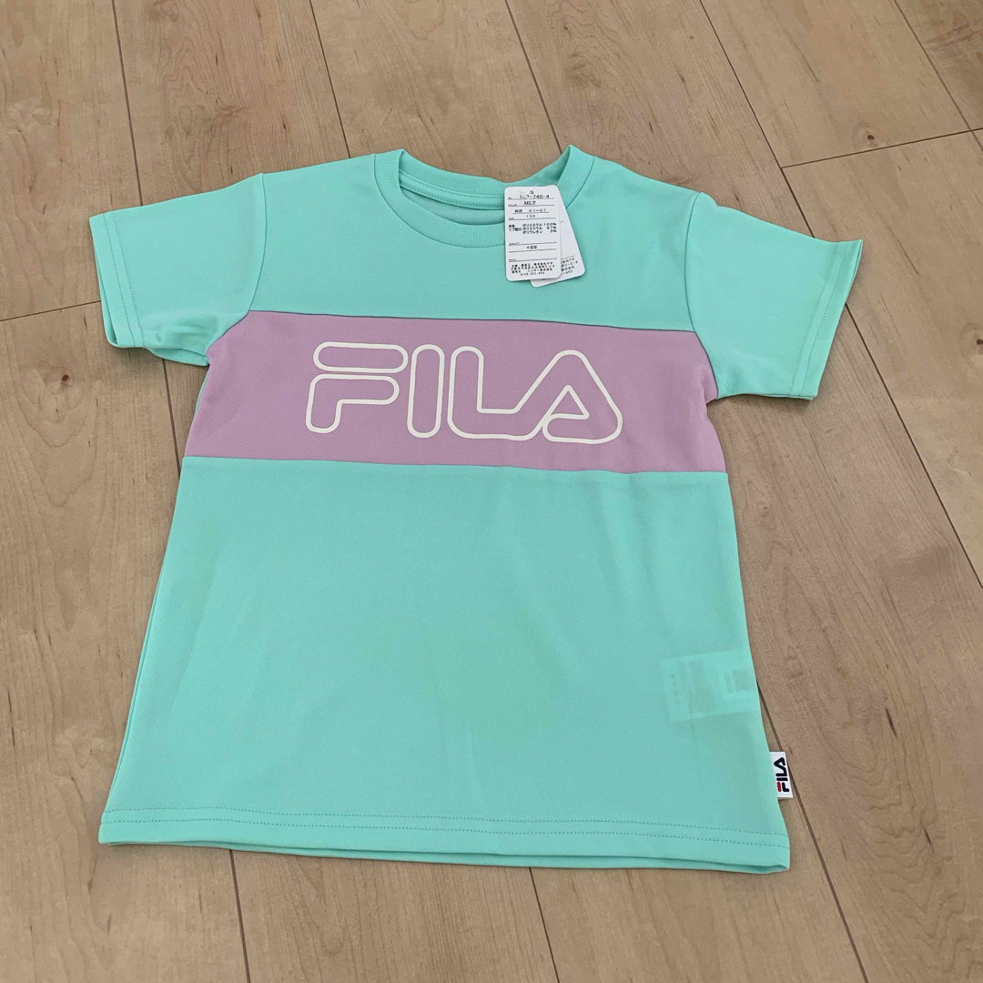 FILA(フィラ)の【FILA】130㎝新品Tシャツ キッズ/ベビー/マタニティのキッズ服女の子用(90cm~)(Tシャツ/カットソー)の商品写真