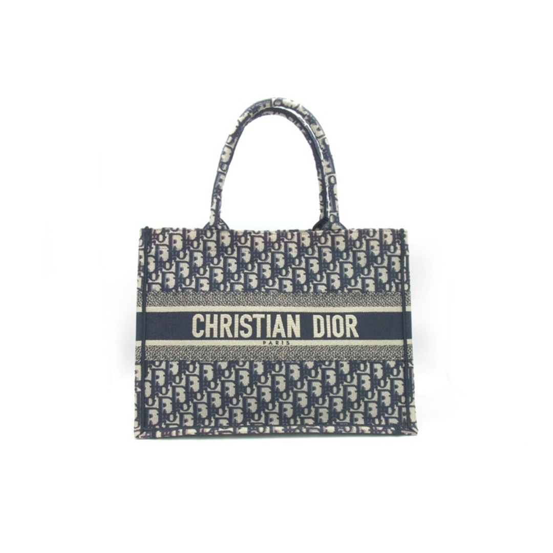 Christian Dior(クリスチャンディオール)のディオール DIOR ■ 【 BOOK TOTE M1296ZRIW_M928 】 オブリーク 総柄 エンブロイダリー ミディアム ブック トート バッグ 32673 メンズのバッグ(トートバッグ)の商品写真