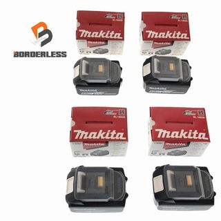 マキタ(Makita)の☆未使用品4個セット☆makita マキタ 18V 6.0Ah 純正 リチウムイオンバッテリー BL1860B 残量表示付 リチウムイオン電池 蓄電池 88324(工具)