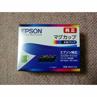 エプソン(EPSON)の【純正品】EPSON インクカートリッジ MUG-4CL 4色パック マグカップ(PC周辺機器)