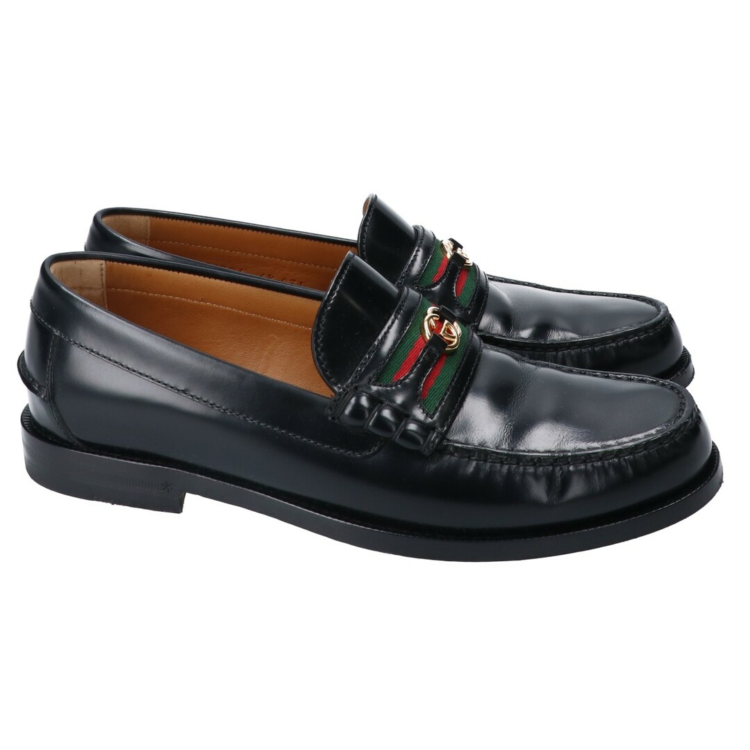 GUCCI - グッチ 644724 GGシェリーライン レザー ローファー/ 6 GUCCI - グッチ 644724 GGシェリーライン レザー ローファー/ 6