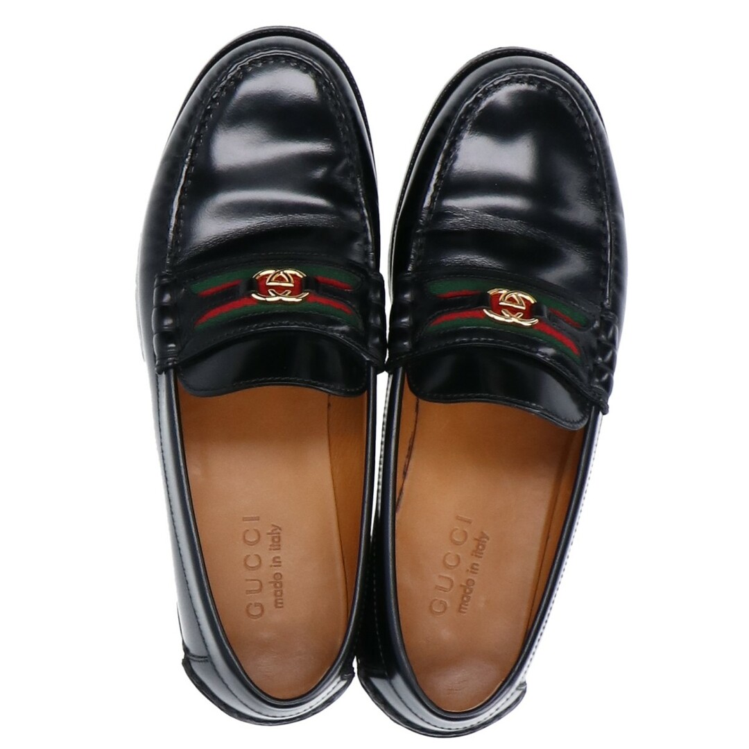 GUCCI - グッチ 644724 GGシェリーライン レザー ローファー/ 6 GUCCI - グッチ 644724 GGシェリーライン レザー ローファー/ 6