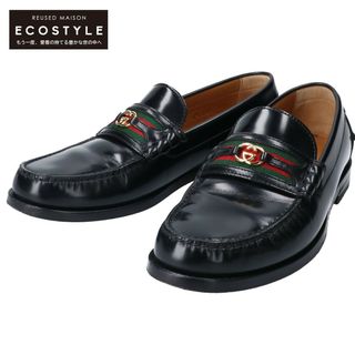 グッチ(Gucci)のグッチ 644724 GGシェリーライン レザー ローファー/ 6 1/2(その他)