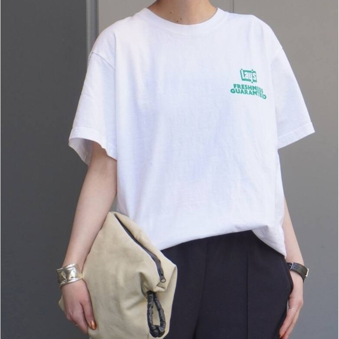 AP STUDIO(エーピーストゥディオ)の新品　AP STUDIO　グッドロックスピード　Lays T-sh(GREEN） レディースのトップス(Tシャツ(半袖/袖なし))の商品写真