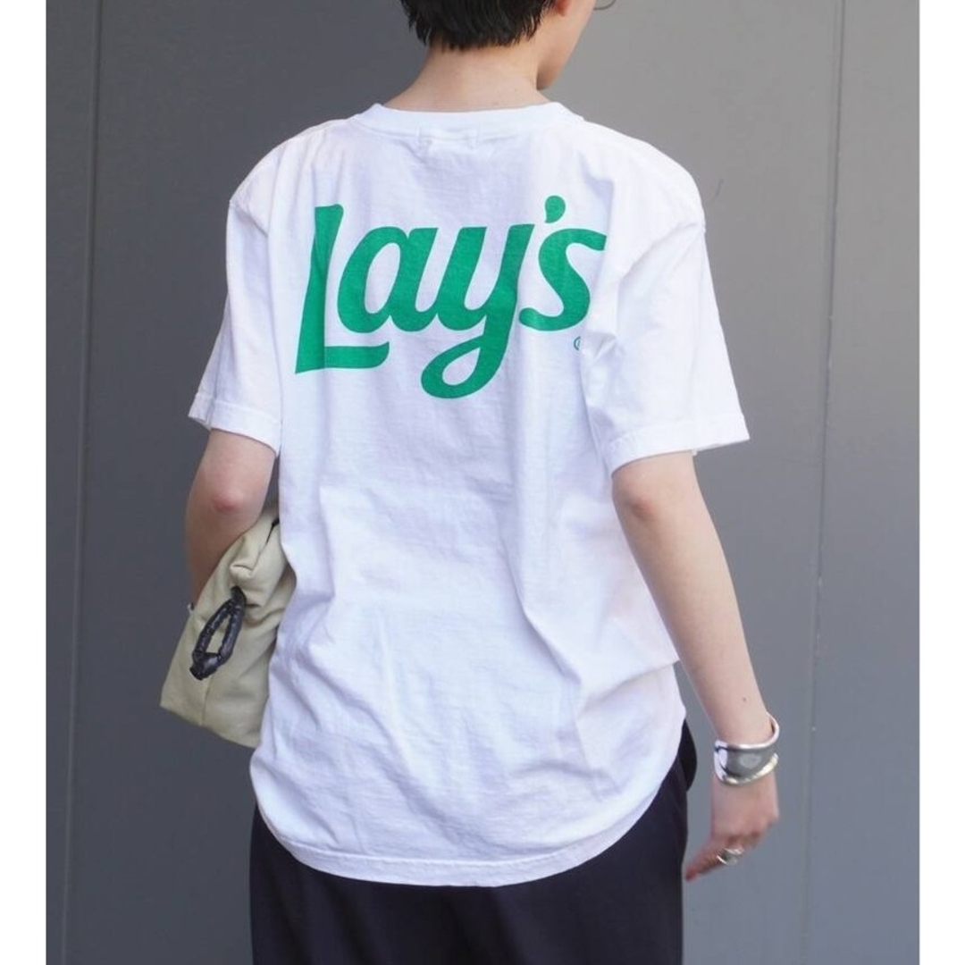 AP STUDIO(エーピーストゥディオ)の新品　AP STUDIO　グッドロックスピード　Lays T-sh(GREEN） レディースのトップス(Tシャツ(半袖/袖なし))の商品写真