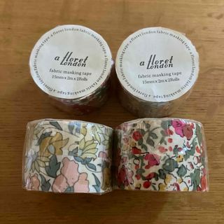 LIBERTY. - a floret london リバティ 布　マスキングテープ　4個セット