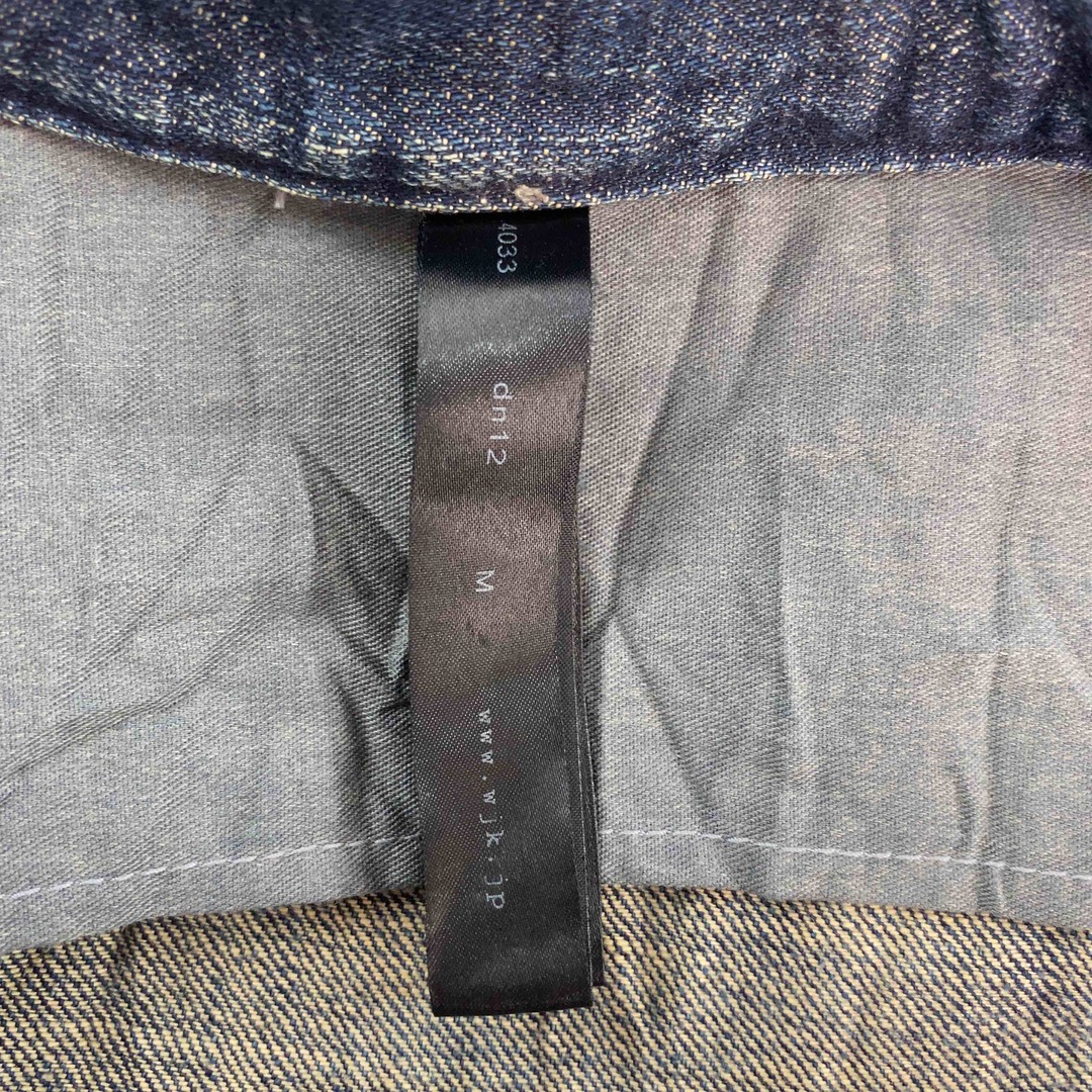 wjk(ダブルジェーケー)のwjk ダブルジェイケイ デニム　シワ加工　メンズ 長袖シャツ メンズのトップス(シャツ)の商品写真