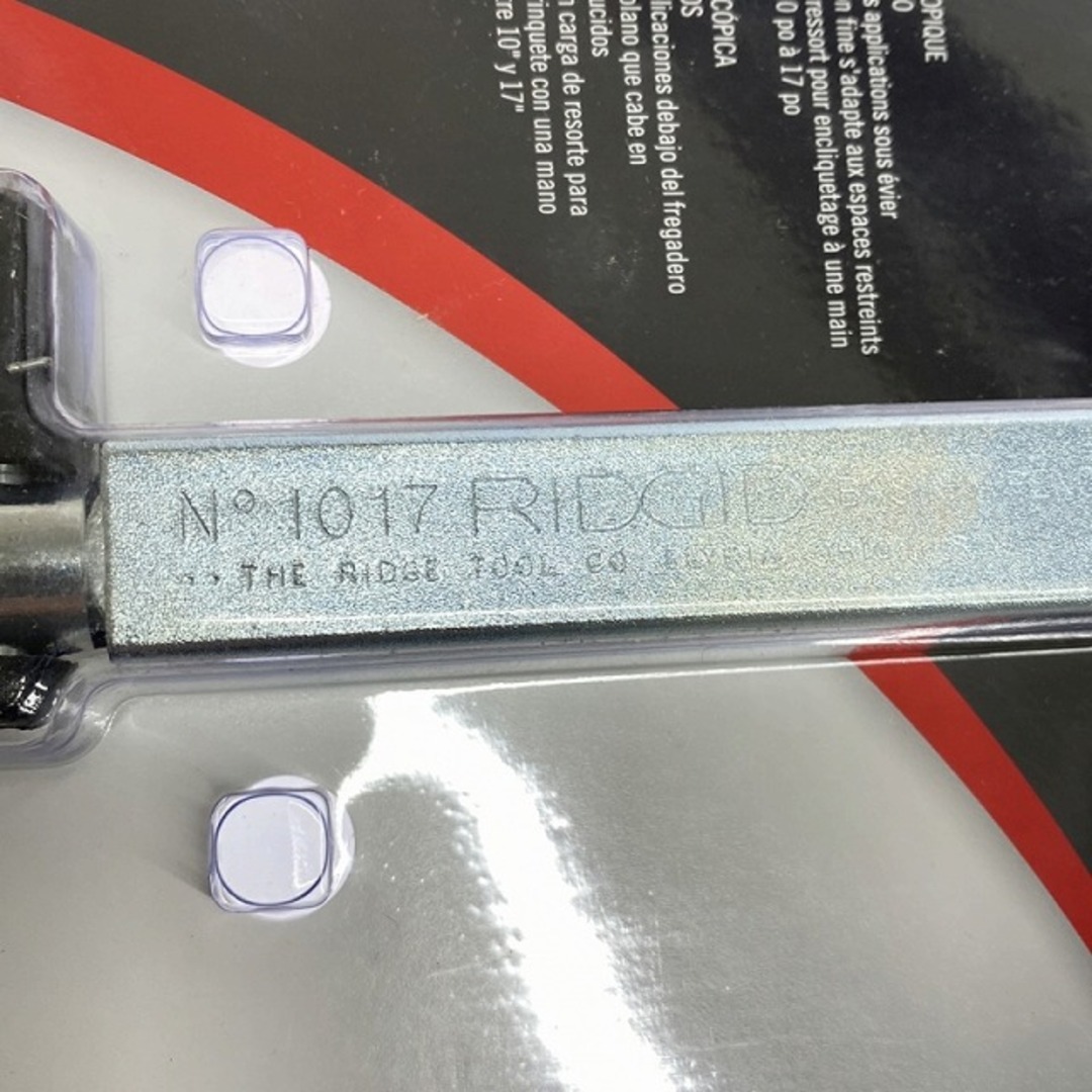 ☆未使用 未開封品☆ RIDGID リジッド ベースンレンチ 1017 Cat.No.31175 88408 自動車/バイクのバイク(工具)の商品写真