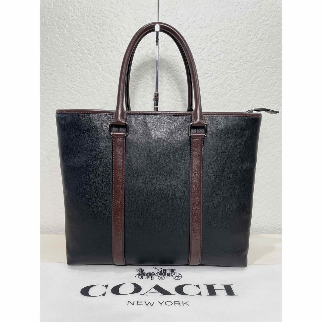 COACH(コーチ)の【良品】定価10万　コーチ　メンテ済み　ビジネス　バッグ　トート　レザー　272 メンズのバッグ(ビジネスバッグ)の商品写真