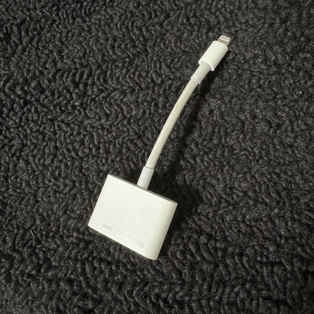 Apple(アップル)の純正品 アップル Apple アダプタ HDMI ケーブル スマホ/家電/カメラのテレビ/映像機器(映像用ケーブル)の商品写真